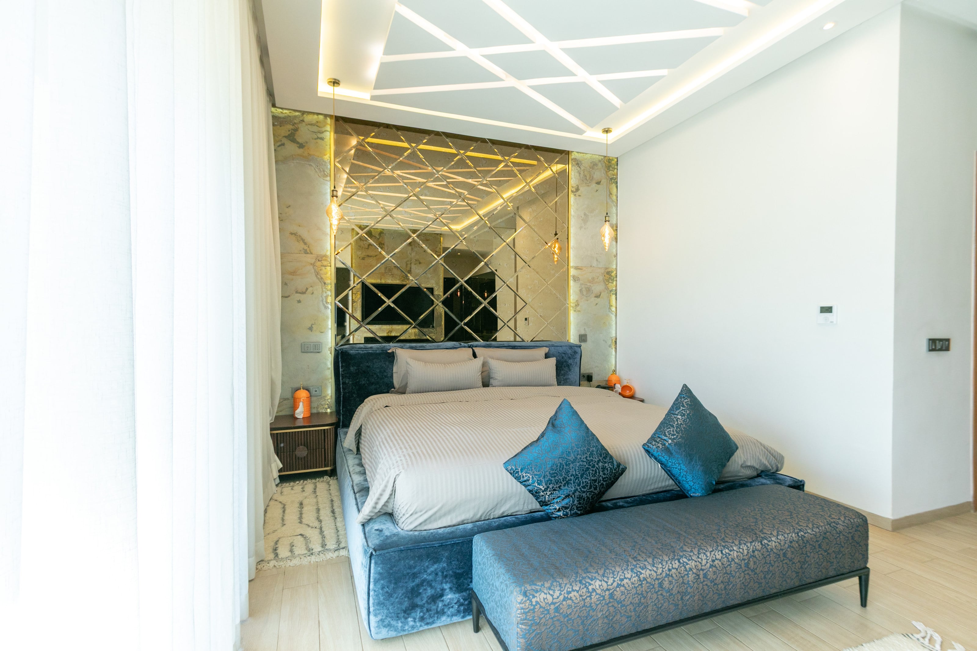 La suite parentale et son lit King Size