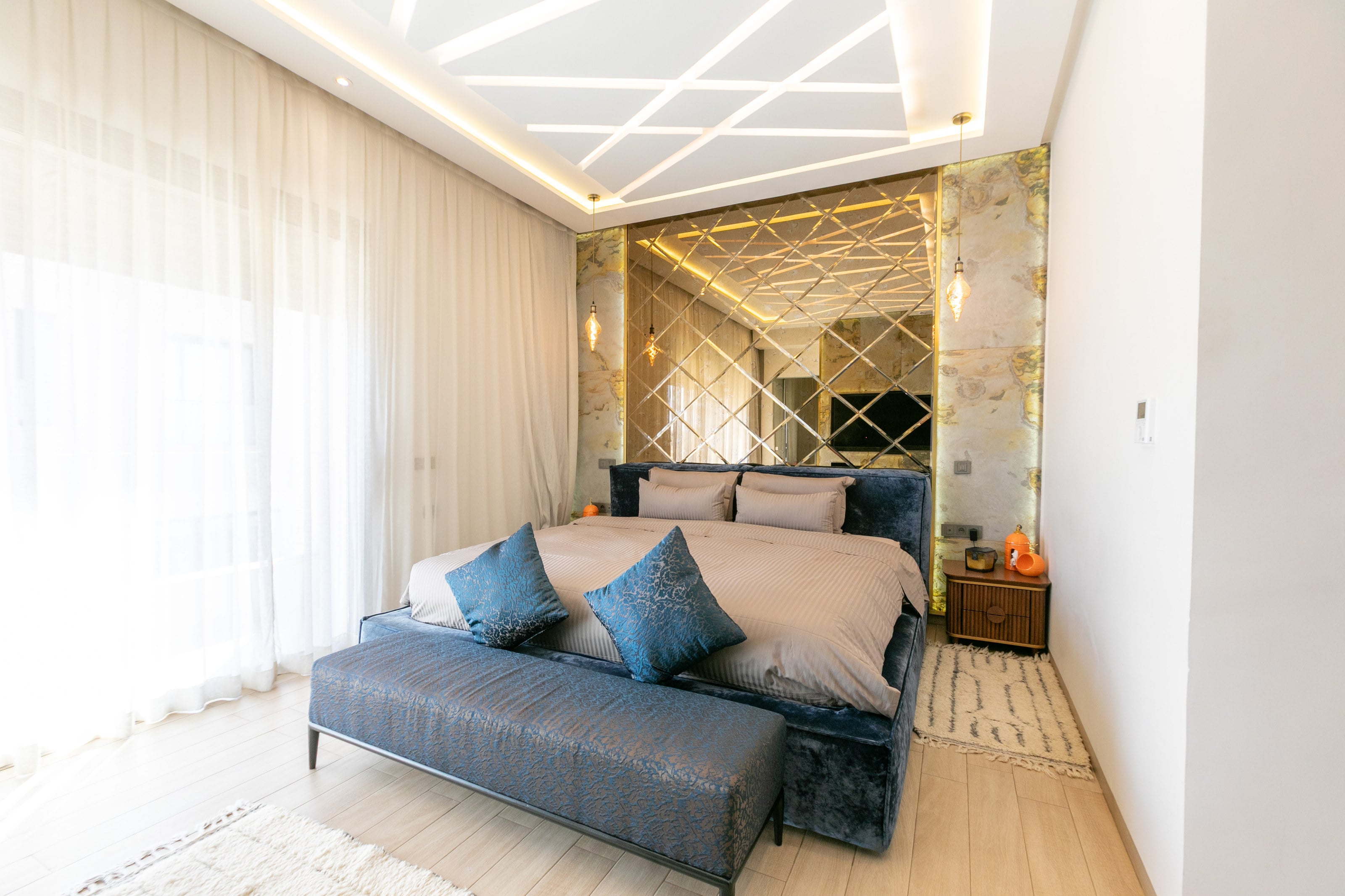 La suite parentale et son lit King Size