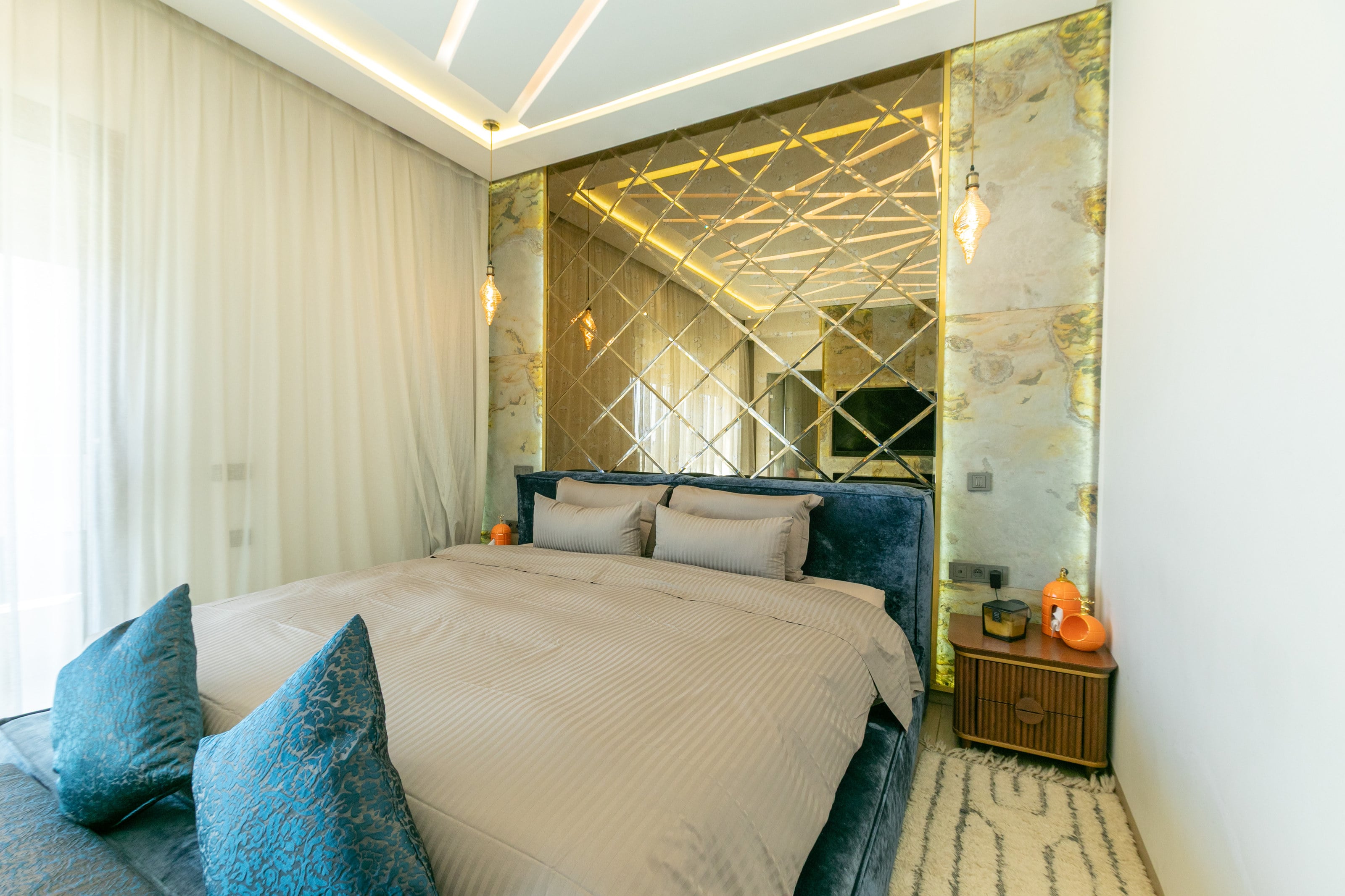 La suite parentale et son lit King Size