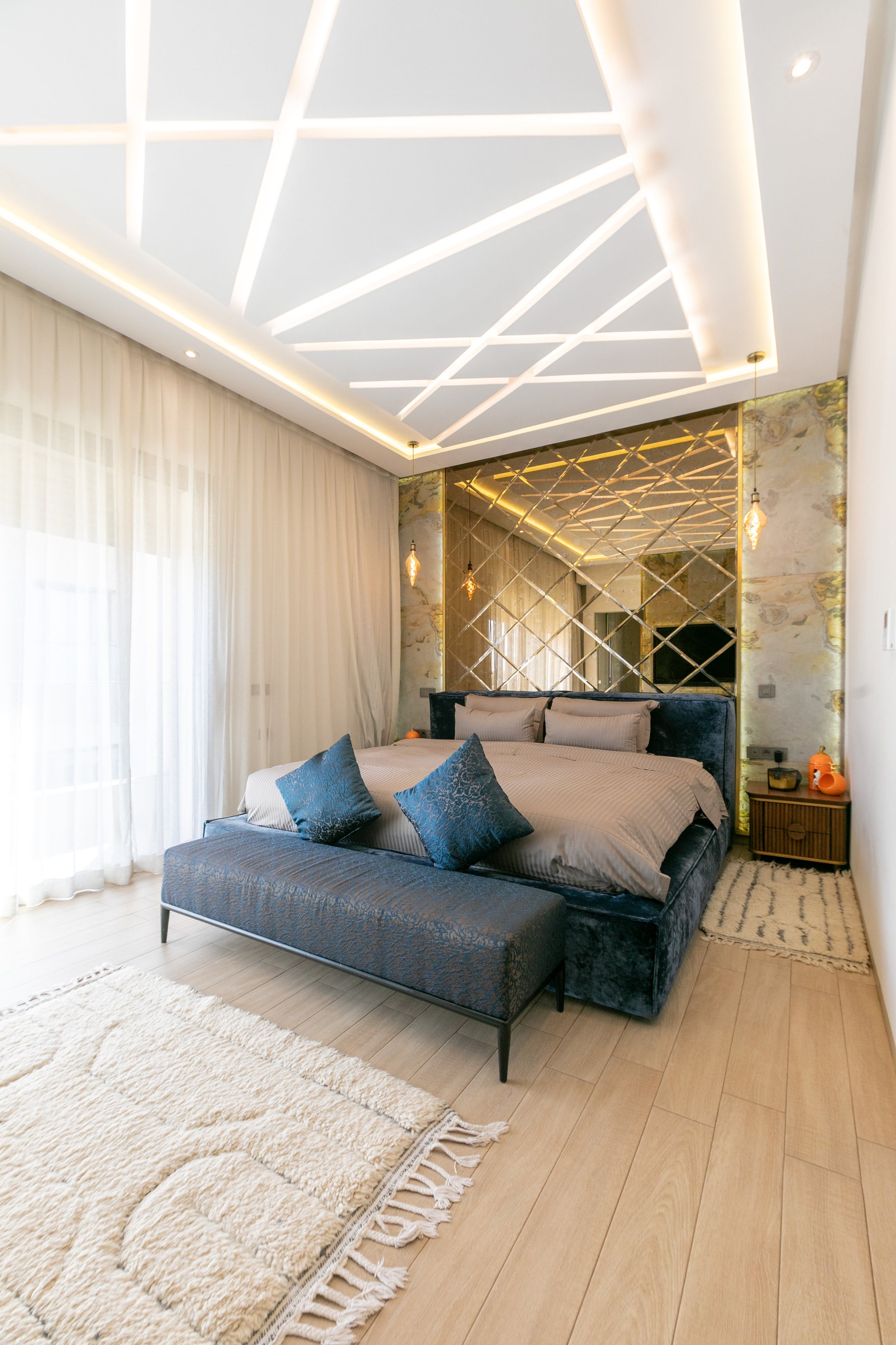 La suite parentale et son lit King Size
