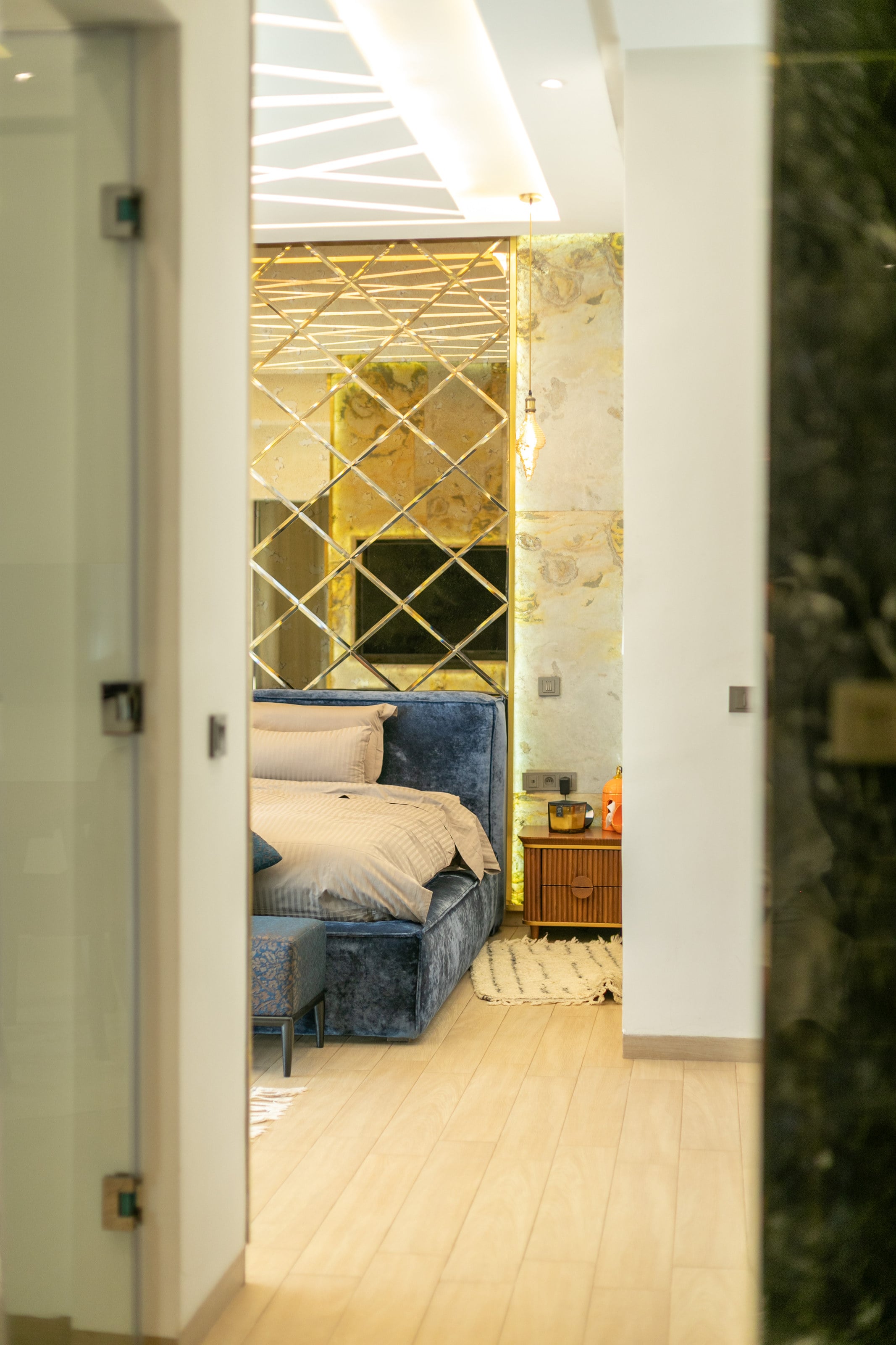 La suite parentale et son lit King Size