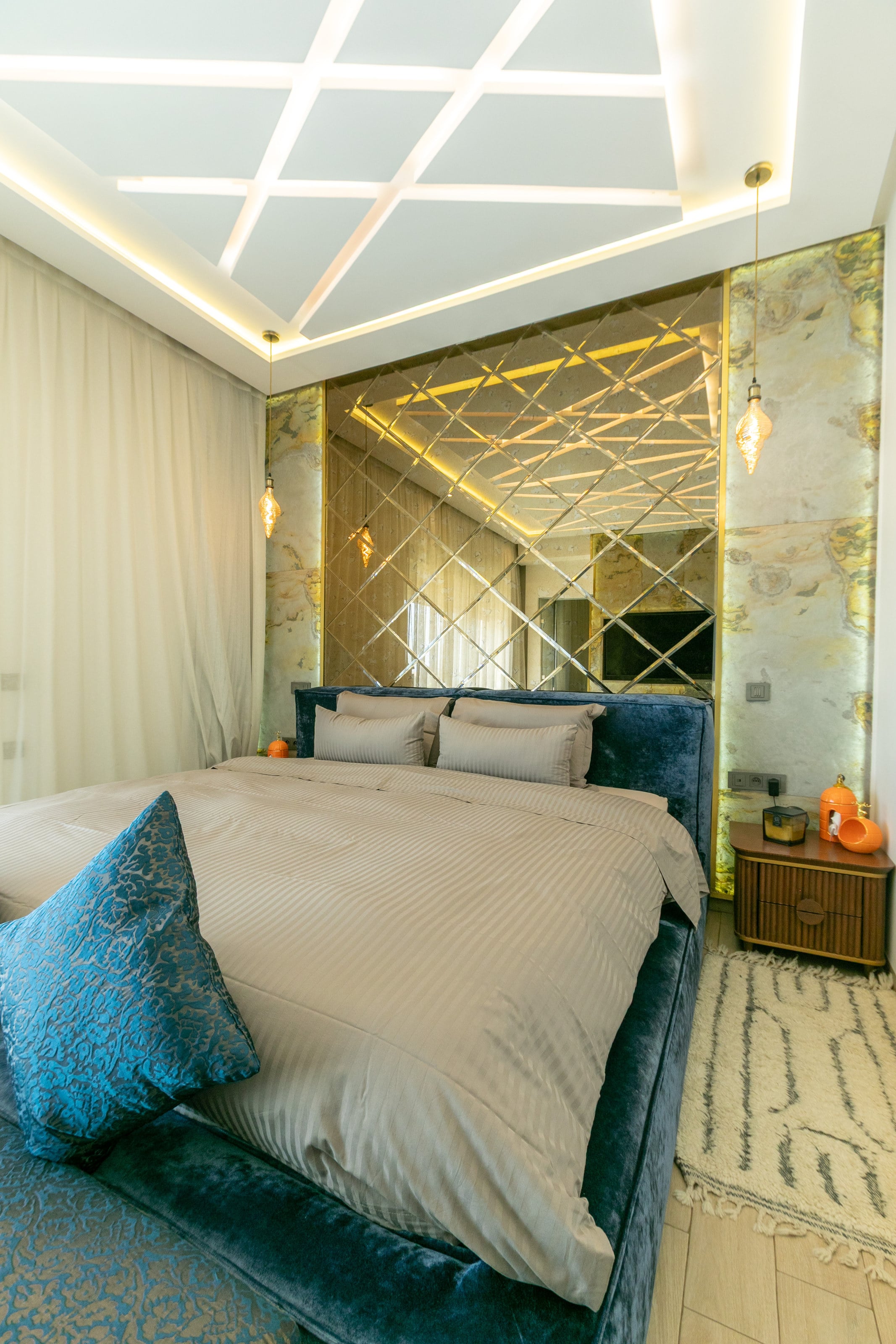 La suite parentale et son lit King Size