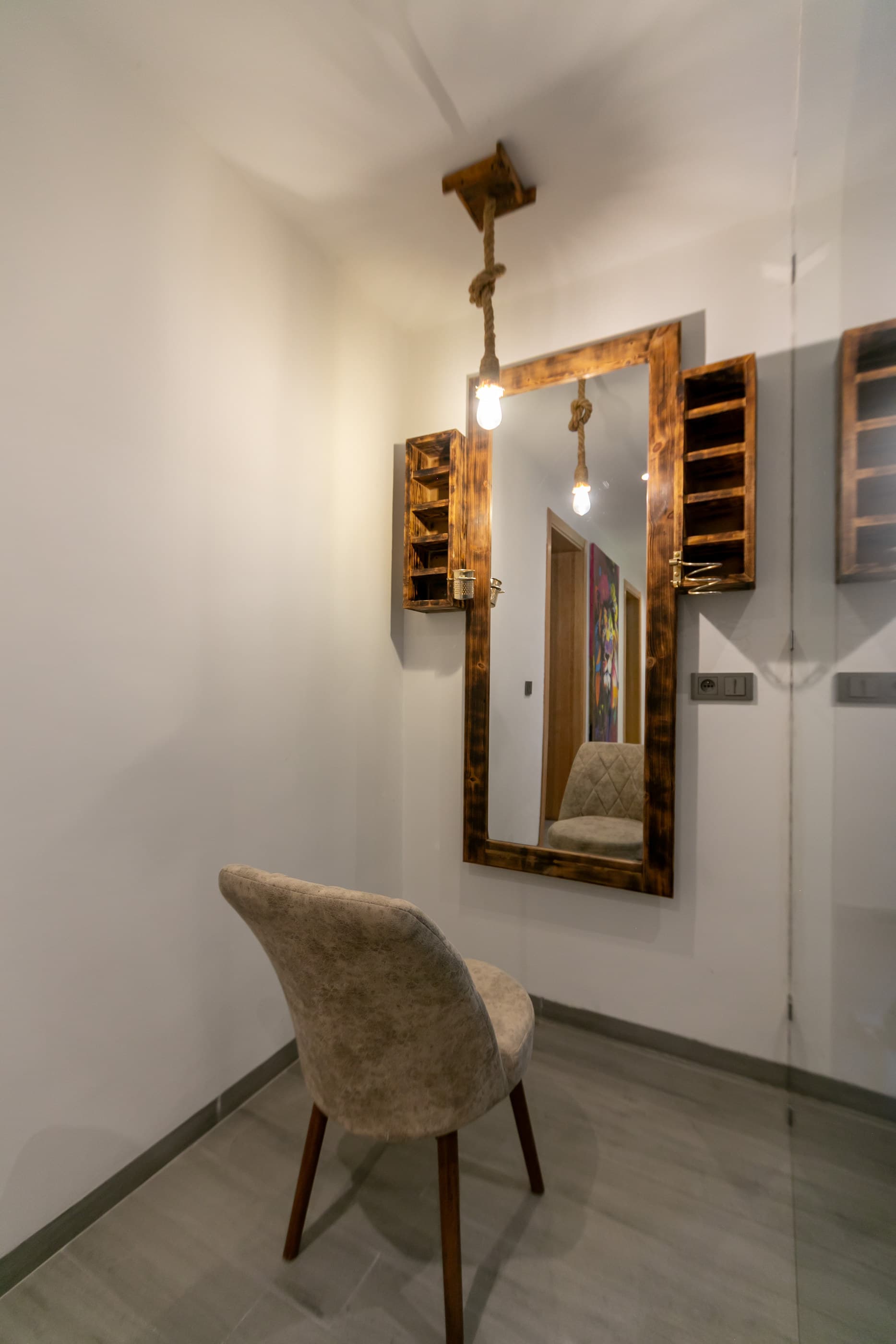 L'espace coiffure du sous-sol