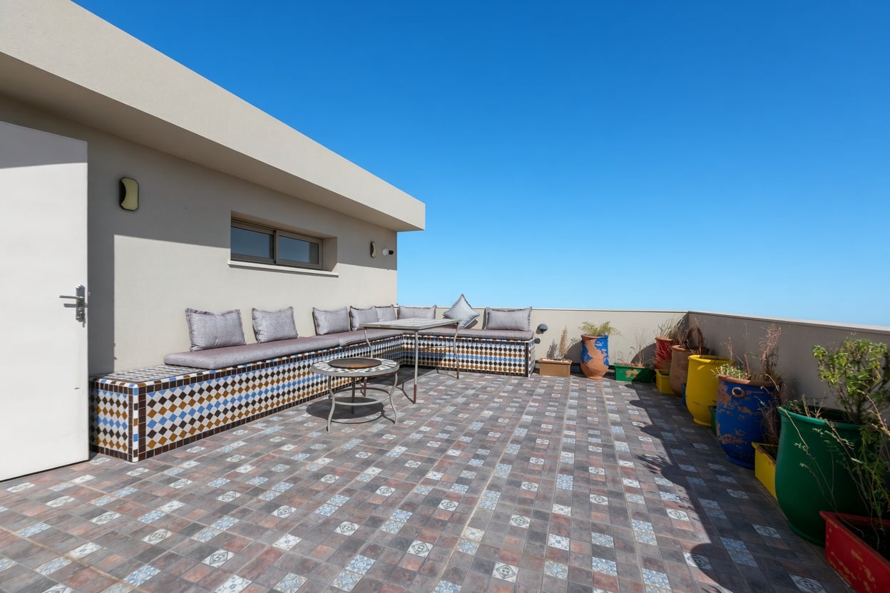 Le salon marocain du rooftop